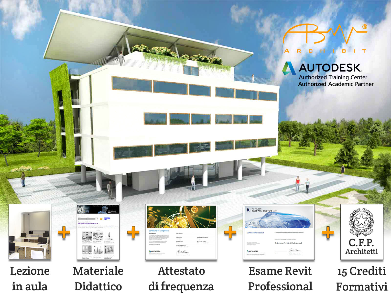 corso revit bim autodesk roma crediti formativi professionali architetti